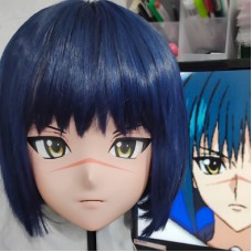 (GLA065)Customize Character'! Female/Girl Resin Full/Half Head With Lock Anime Cosplay Japanese Animego Kigurumi Mask